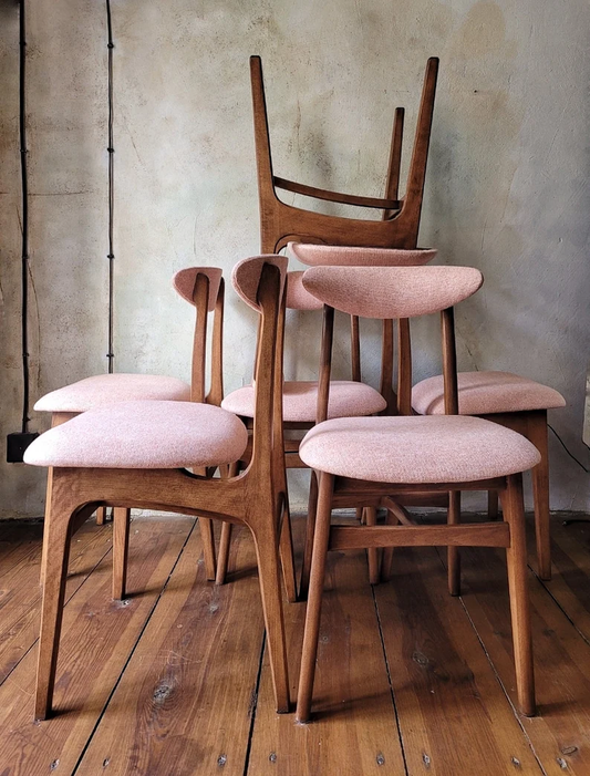 Vintage polish mid-century chair